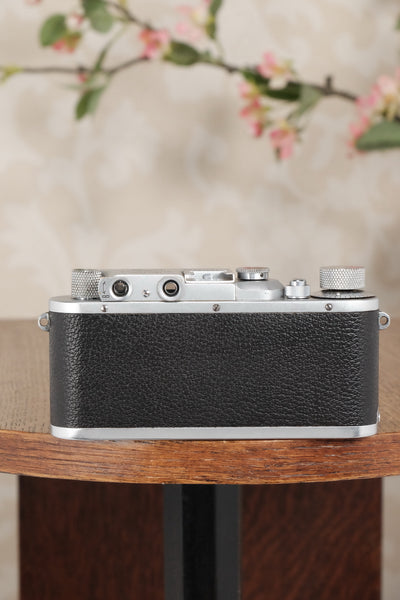 1938 Leitz Leica III with Summitar lens, CLA’d, Freshly Serviced! - Leitz- Petrakla Classic Cameras