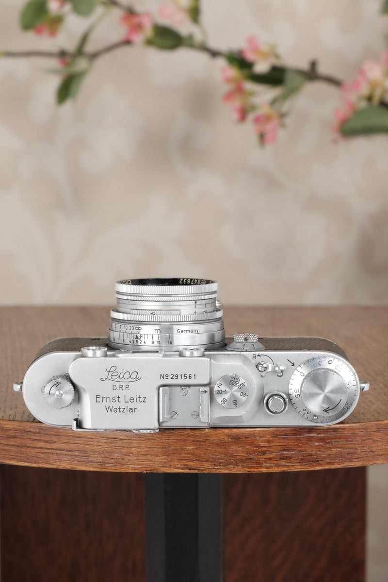 1938 Leitz Leica III with Summitar lens, CLA’d, Freshly Serviced! - Leitz- Petrakla Classic Cameras