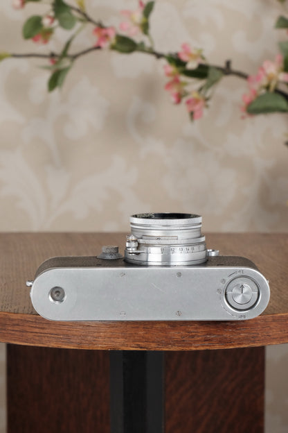 1938 Leitz Leica III with Summitar lens, CLA’d, Freshly Serviced! - Leitz- Petrakla Classic Cameras
