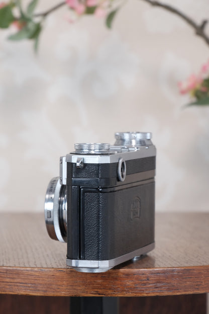 Superb! 1939 Zeiss Ikon Contax II Body and 50mm Zeiss Sonnar lens. CLA'd, Freshly Serviced!