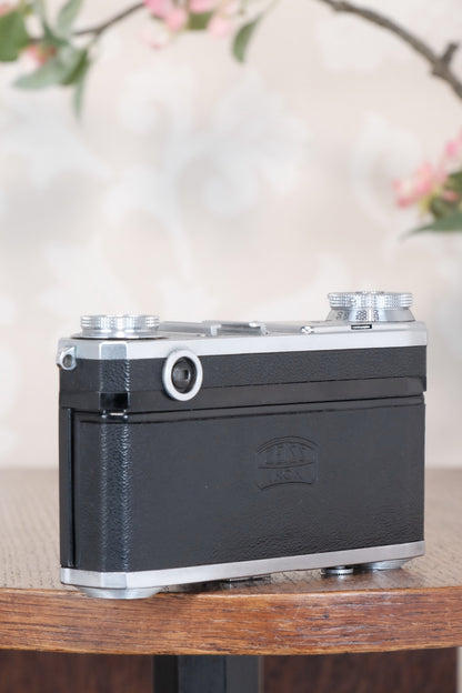 Superb! 1939 Zeiss Ikon Contax II Body and 50mm Zeiss Sonnar lens. CLA'd, Freshly Serviced!