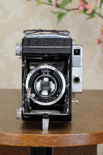 1938 WELTA WELTUR, CLA’d 6x6 Medium format, Coupled Rangefinder Camera, FRESHLY SERVICED! - Welta- Petrakla Classic Cameras