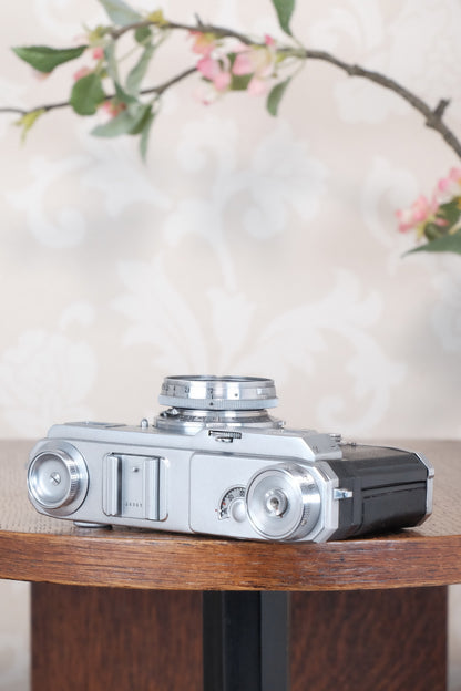 Superb! 1939 Zeiss Ikon Contax II Body and 50mm Zeiss Sonnar lens. CLA'd, Freshly Serviced!