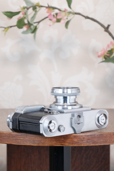 Superb! 1939 Zeiss Ikon Contax II Body and 50mm Zeiss Sonnar lens. CLA'd, Freshly Serviced!