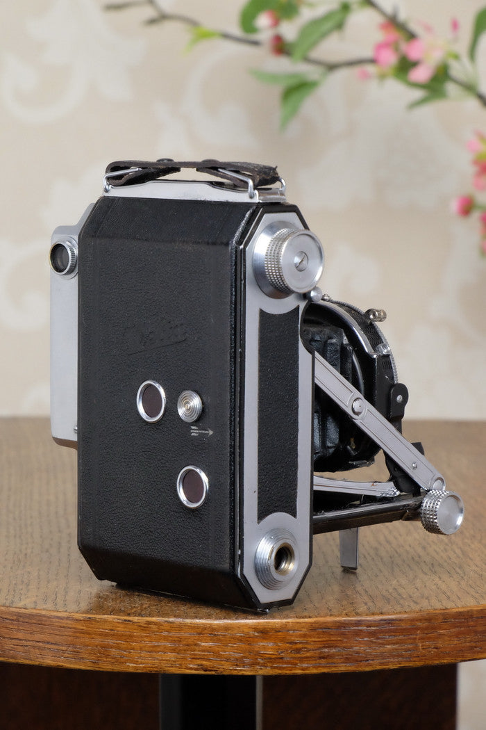 1938 WELTA WELTUR, CLA’d 6x6 Medium format, Coupled Rangefinder Camera, FRESHLY SERVICED! - Welta- Petrakla Classic Cameras