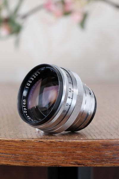 Near Mint! Coated F1.5/50mm Zeiss-Opton Sonnar Lens. For Contax rangefinder cameras<