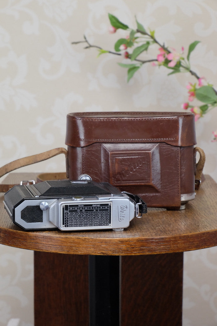1938 WELTA WELTUR, CLA’d 6x6 Medium format, Coupled Rangefinder Camera, FRESHLY SERVICED! - Welta- Petrakla Classic Cameras