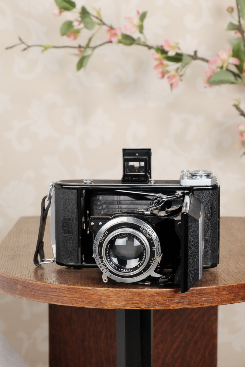 Superb! 1938 Zeiss-Ikon Ikonta 6x9, with Tessar lens, CLA'd, Freshly Serviced! - Zeiss-Ikon- Petrakla Classic Cameras