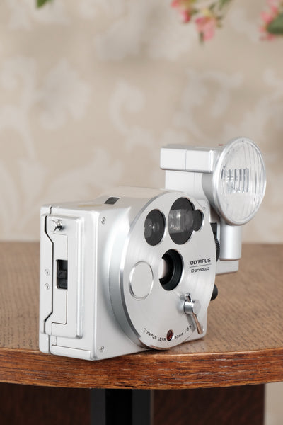 Near Mint! Olympus O Product, a lovely 35mm Post-Modern Cult Camera. - Olympus- Petrakla Classic Cameras