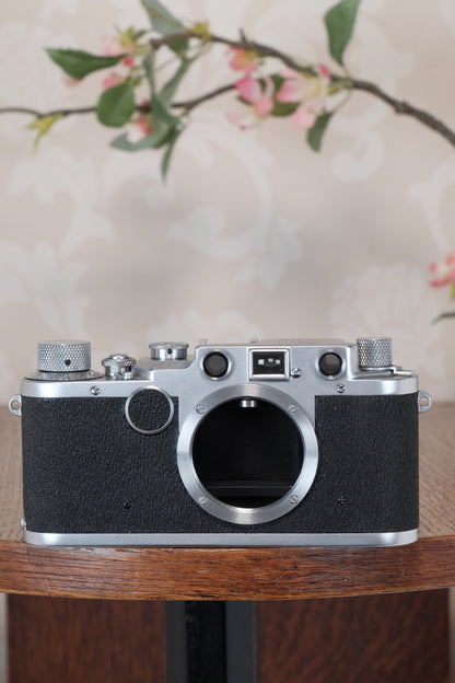 Superb! 1949 Leitz Leica IIc, Freshly Serviced CLA'd!