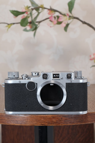 Superb! 1949 Leitz Leica IIc, Freshly Serviced CLA'd!