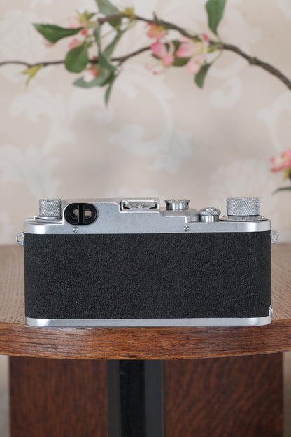 Superb! 1949 Leitz Leica IIc, Freshly Serviced CLA'd!