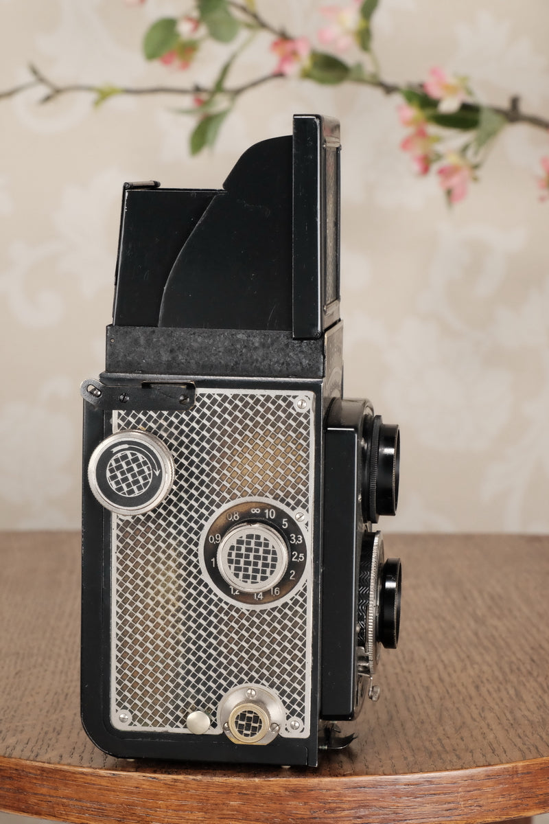 1934 Art-Deco Nickel-plated Rolleicord, CLA’d, Freshly Serviced! - Frank & Heidecke- Petrakla Classic Cameras