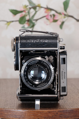 Superb! 1939 PLAUBEL ROLL-OP, 6x4.5 Coupled Rangefinder Camera, CLA'd  Freshly Serviced!