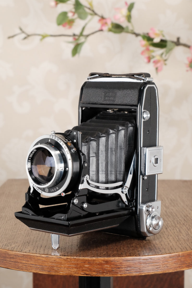 Superb! circa 1950 Zeiss Ikon Ikonta, 6x9, CLA'd, Freshly Serviced! - Zeiss-Ikon- Petrakla Classic Cameras