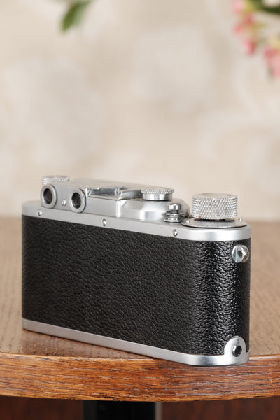 SUPERB! 1937 Leitz Leica II , complete with Elmar lens, Freshly Serviced, CLA'd - Leitz- Petrakla Classic Cameras
