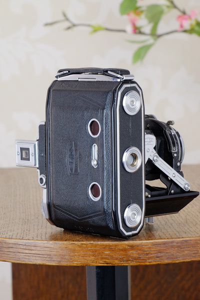 1937 ZEISS-IKON SUPER IKONTA A, 6x4.5 ,Tessar lens, CLA’d, Freshly serviced! - Zeiss-Ikon- Petrakla Classic Cameras