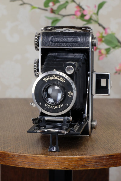 1933 Voigtlander Inos II 6x9 Folder, CLA’d, FRESHLY SERVICED! - Voigtlander- Petrakla Classic Cameras