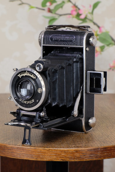 1933 Voigtlander Inos II 6x9 Folder, CLA’d, FRESHLY SERVICED! - Voigtlander- Petrakla Classic Cameras