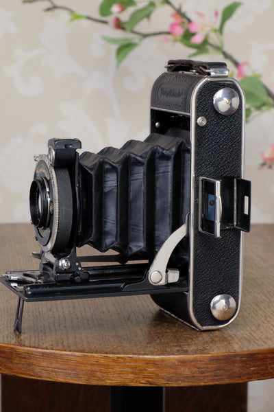 1933 Voigtlander Inos II 6x9 Folder, CLA’d, FRESHLY SERVICED! - Voigtlander- Petrakla Classic Cameras