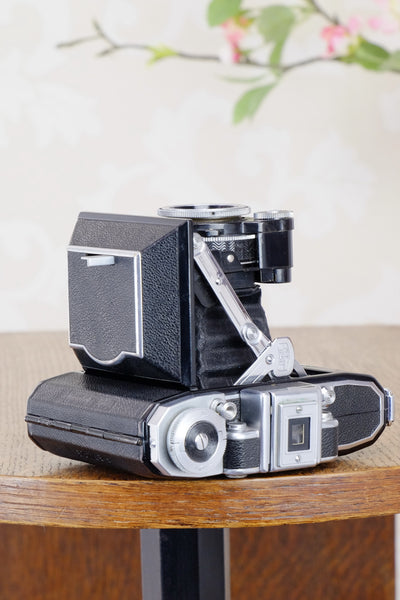 1937 ZEISS-IKON SUPER IKONTA A, 6x4.5 ,Tessar lens, CLA’d, Freshly serviced! - Zeiss-Ikon- Petrakla Classic Cameras