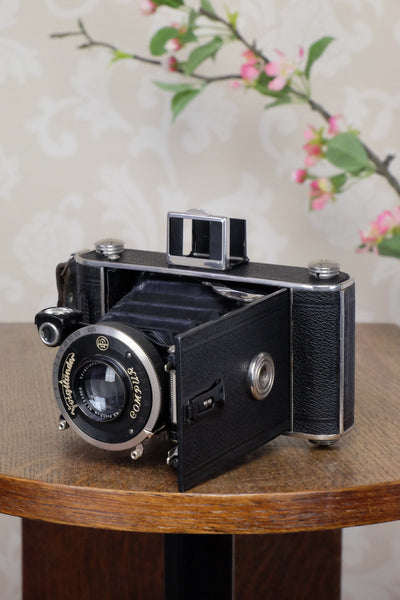 1933 Voigtlander Inos II 6x9 Folder, CLA’d, FRESHLY SERVICED! - Voigtlander- Petrakla Classic Cameras