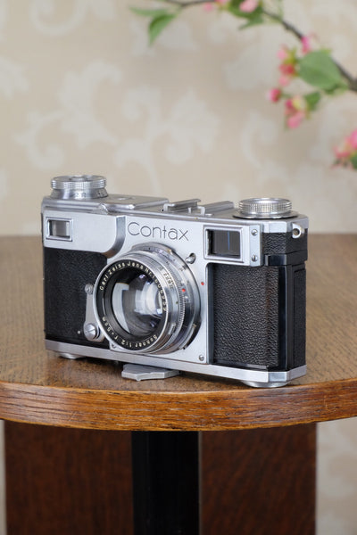 Excellent! 1939 Zeiss Ikon Contax II, Freshly Serviced! - Zeiss-Ikon- Petrakla Classic Cameras