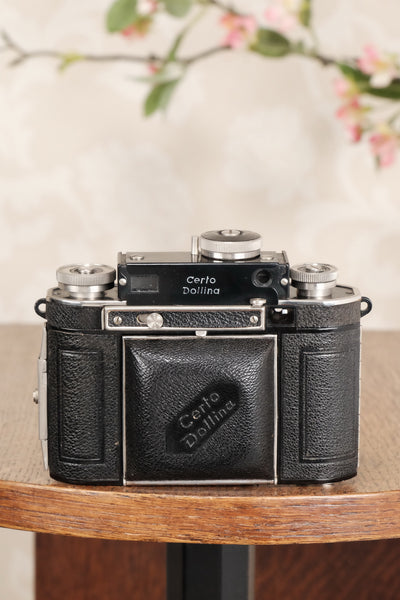 SUPERB! 1937 Certo Dollina II, 35mm Rangefinder camera, Freshly Serviced, CLA’d - Certo- Petrakla Classic Cameras