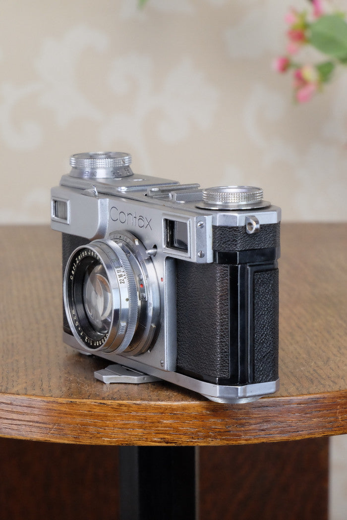Excellent! 1939 Zeiss Ikon Contax II, Freshly Serviced! - Zeiss-Ikon- Petrakla Classic Cameras