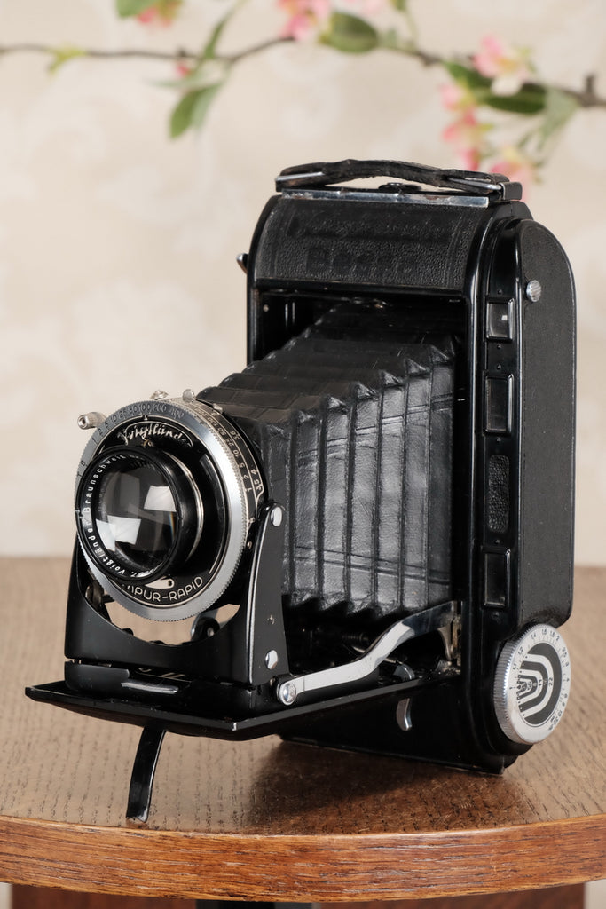 Excellent 1939 6x9 Voigtlander Bessa Rangefinder, Freshly Serviced, CLA'd. - Voigtlander- Petrakla Classic Cameras