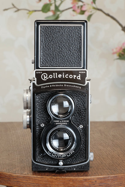 Superb 1937 Rolleicord with Original case, CLA'd, Freshly Serviced!
