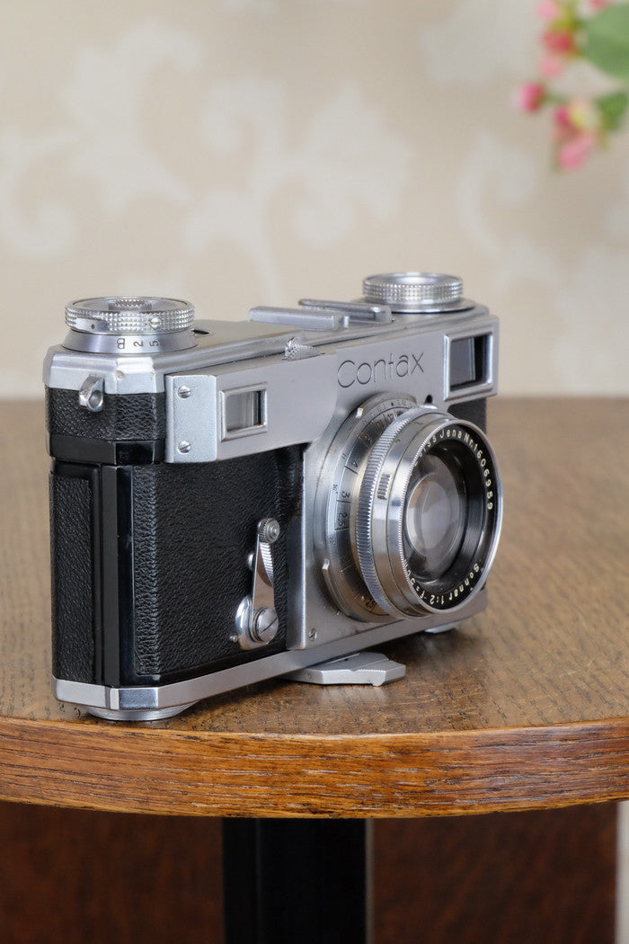 Excellent! 1939 Zeiss Ikon Contax II, Freshly Serviced! - Zeiss-Ikon- Petrakla Classic Cameras