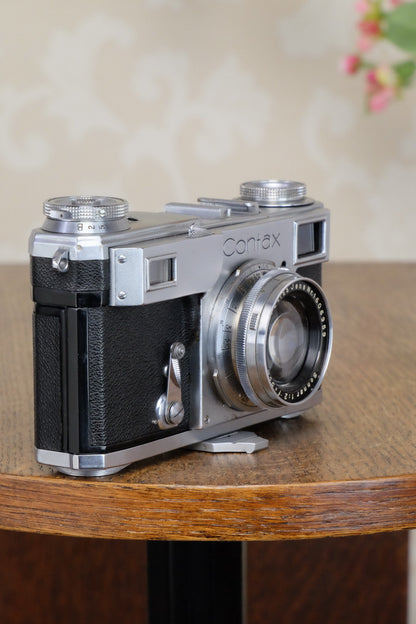 Excellent! 1939 Zeiss Ikon Contax II, Freshly Serviced! - Zeiss-Ikon- Petrakla Classic Cameras