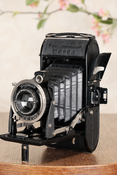 Circa 1939 Voigtlander 6x9 Bessa, Skopar lens & Compur shutter, CLA’d, Freshly Serviced! - Voigtlander- Petrakla Classic Cameras