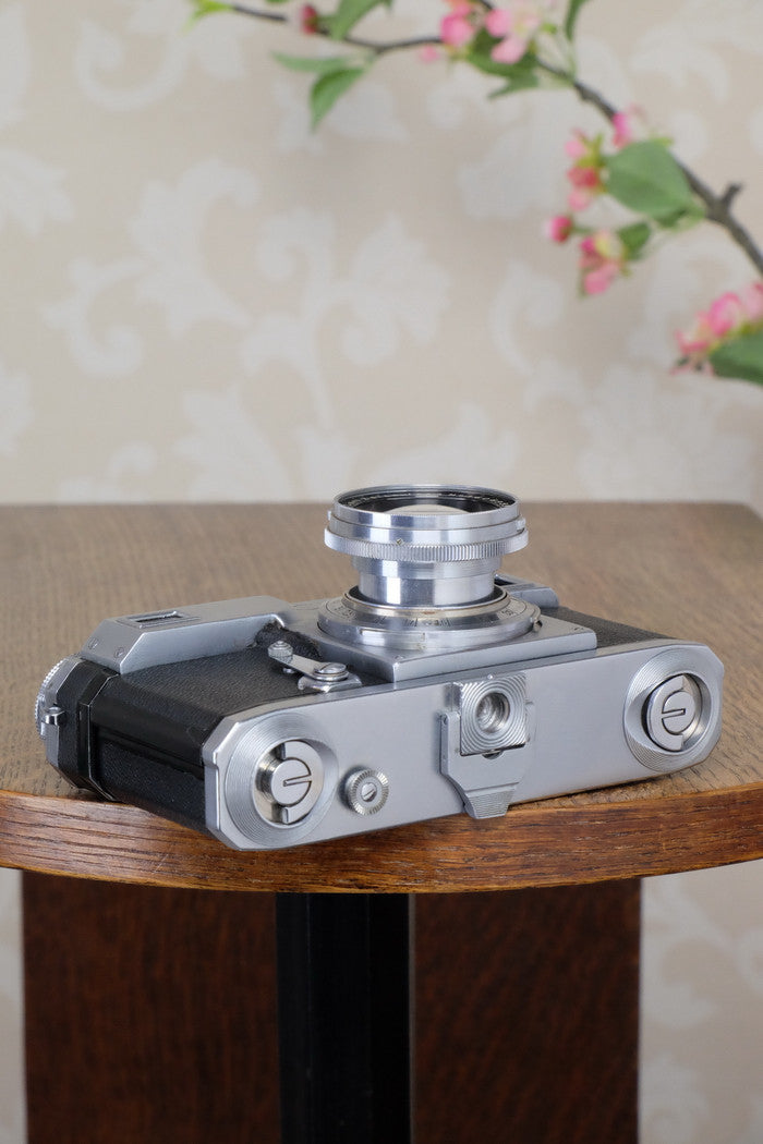 Excellent! 1939 Zeiss Ikon Contax II, Freshly Serviced! - Zeiss-Ikon- Petrakla Classic Cameras