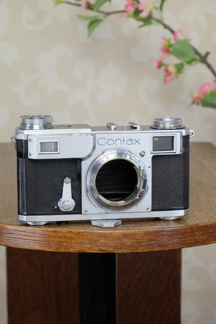 Excellent! 1939 Zeiss Ikon Contax II, Freshly Serviced! - Zeiss-Ikon- Petrakla Classic Cameras