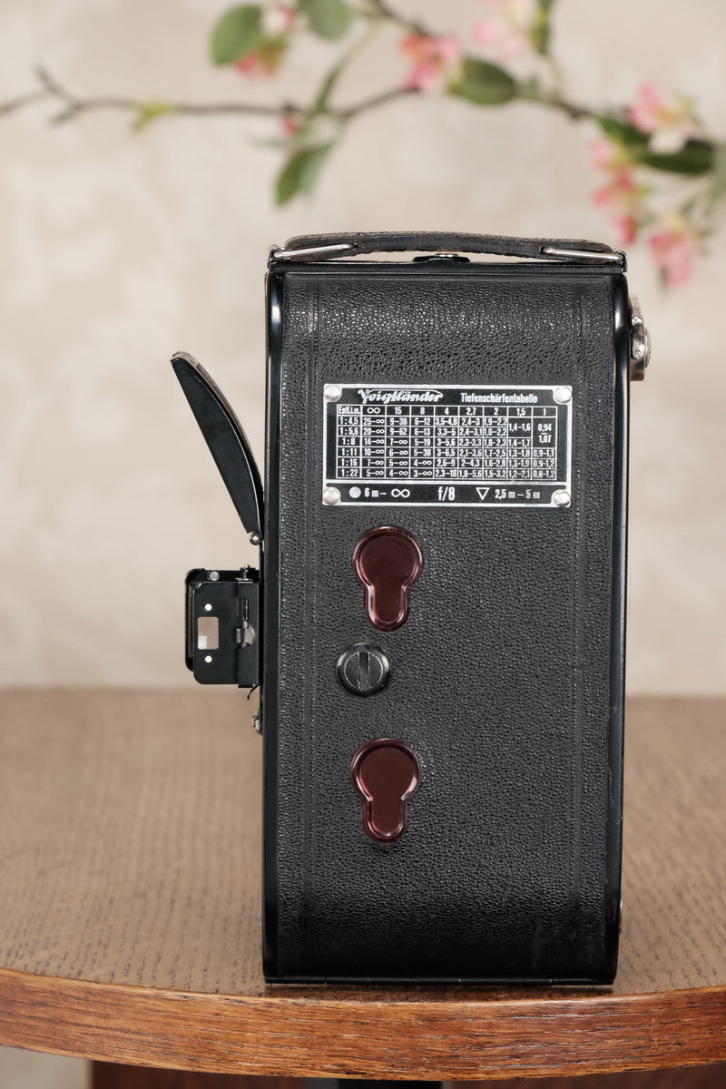 Circa 1939 Voigtlander 6x9 Bessa, Skopar lens & Compur shutter, CLA’d, Freshly Serviced! - Voigtlander- Petrakla Classic Cameras
