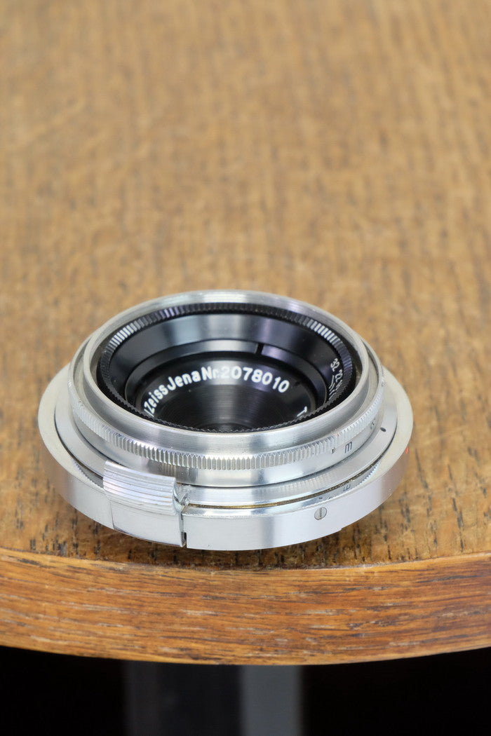 Near Mint! 1937 CARL ZEISS 28mm wide angle lens for  Contax II - Carl Zeiss Jena- Petrakla Classic Cameras