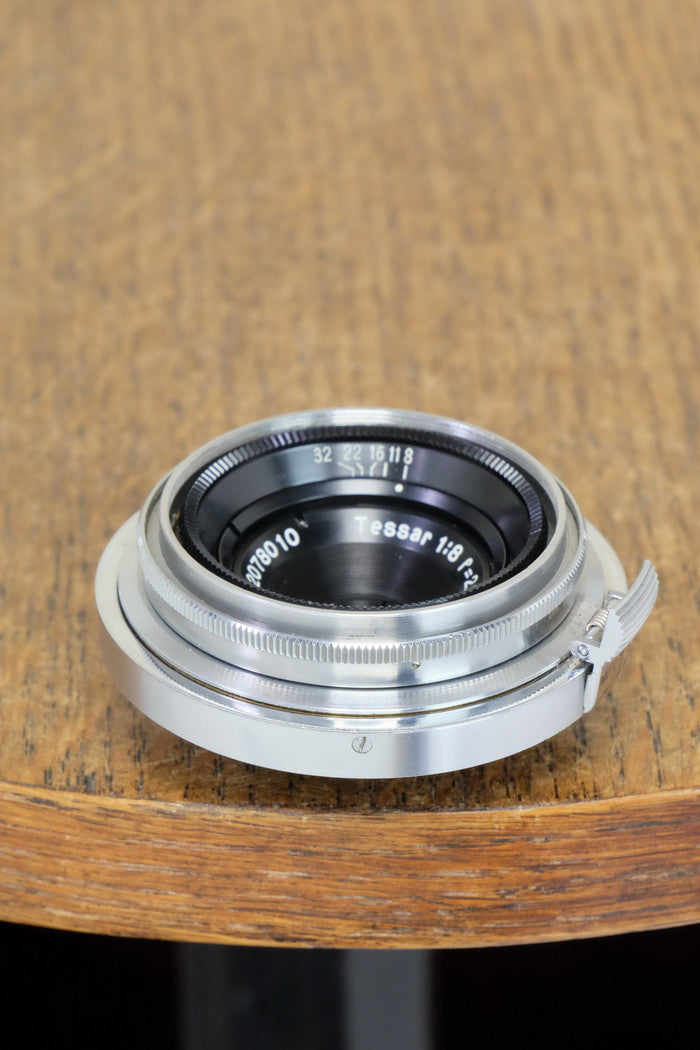 Near Mint! 1937 CARL ZEISS 28mm wide angle lens for  Contax II - Carl Zeiss Jena- Petrakla Classic Cameras