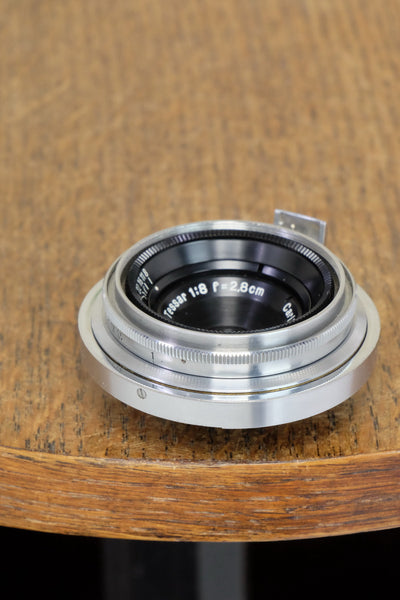 Near Mint! 1937 CARL ZEISS 28mm wide angle lens for  Contax II - Carl Zeiss Jena- Petrakla Classic Cameras