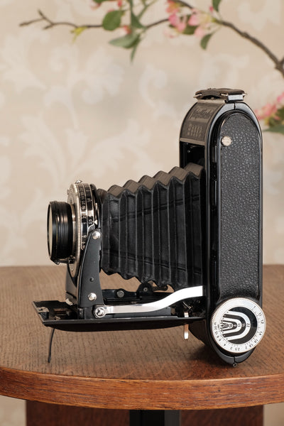 1936 Voigtlander Bessa Rangefinder with HELIAR LENS! 6x9, Freshly Serviced, CLA'd.