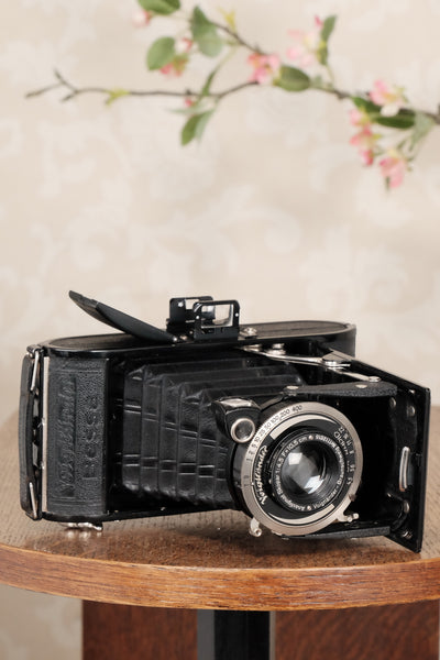 Circa 1939 Voigtlander 6x9 Bessa, Skopar lens & Compur shutter, CLA’d, Freshly Serviced! - Voigtlander- Petrakla Classic Cameras