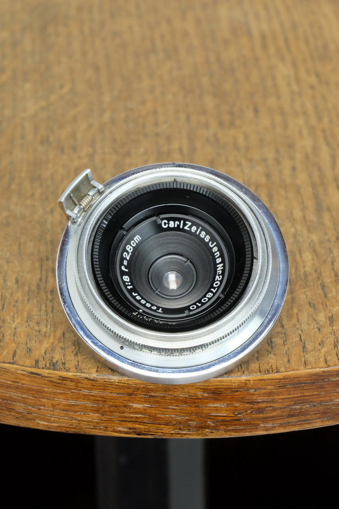 Near Mint! 1937 CARL ZEISS 28mm wide angle lens for  Contax II - Carl Zeiss Jena- Petrakla Classic Cameras