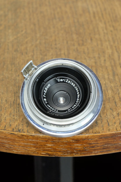 Near Mint! 1937 CARL ZEISS 28mm wide angle lens for  Contax II - Carl Zeiss Jena- Petrakla Classic Cameras