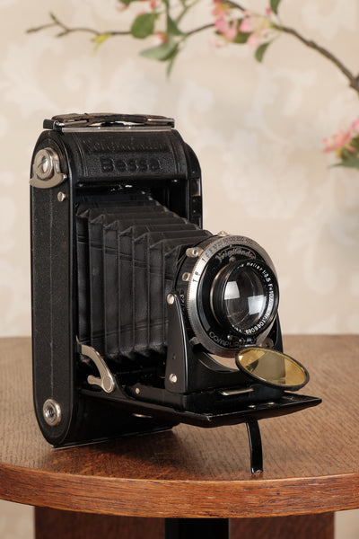 1936 Voigtlander Bessa Rangefinder with HELIAR LENS! 6x9, Freshly Serviced, CLA'd.