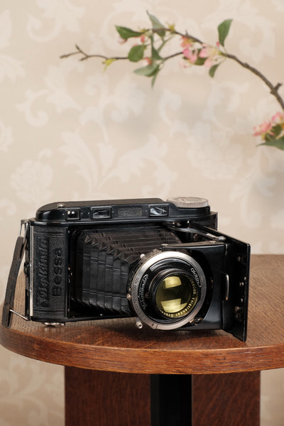 1936 Voigtlander Bessa Rangefinder with HELIAR LENS! 6x9, Freshly Serviced, CLA'd.