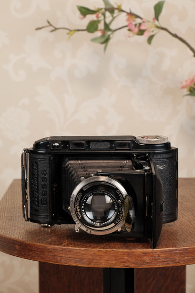 1936 Voigtlander Bessa Rangefinder with HELIAR LENS! 6x9, Freshly Serviced, CLA'd.