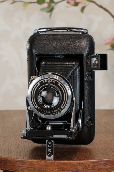 SUPERB! 1936 Kodak REGENT 6x9 Coupled Rangefinder Camera with case, CLA'd, Freshly serviced!