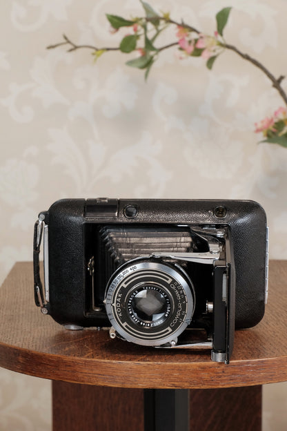 SUPERB! 1936 Kodak REGENT 6x9 Coupled Rangefinder Camera with case, CLA'd, Freshly serviced!