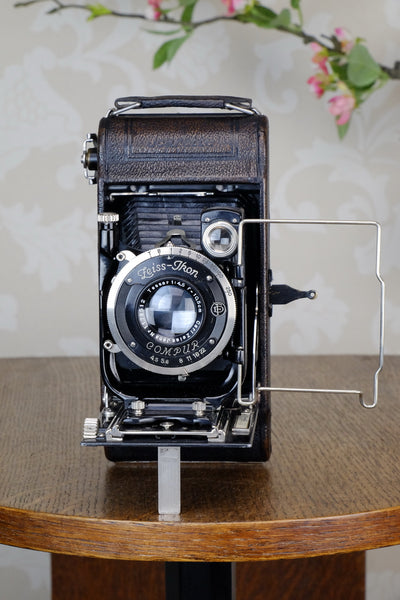 1930 ZEISS-IKON ICARETTE, 6x9 German folding camera with Carl Zeiss Tessar lens, Freshly Serviced, CLA’d - Zeiss-Ikon- Petrakla Classic Cameras